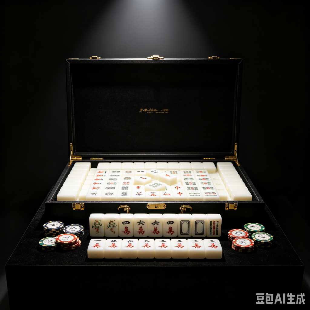transparent acrylic mahjong set